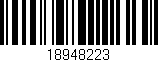 Código de barras (EAN, GTIN, SKU, ISBN): '18948223'
