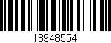 Código de barras (EAN, GTIN, SKU, ISBN): '18948554'