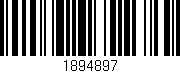 Código de barras (EAN, GTIN, SKU, ISBN): '1894897'
