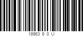 Código de barras (EAN, GTIN, SKU, ISBN): '18963_8_0_U'
