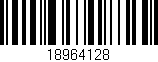 Código de barras (EAN, GTIN, SKU, ISBN): '18964128'