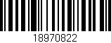 Código de barras (EAN, GTIN, SKU, ISBN): '18970822'