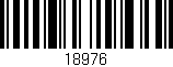 Código de barras (EAN, GTIN, SKU, ISBN): '18976'