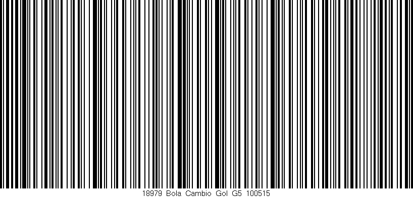 Código de barras (EAN, GTIN, SKU, ISBN): '18979_Bola_Cambio_Gol_G5_100515'