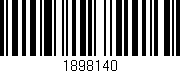 Código de barras (EAN, GTIN, SKU, ISBN): '1898140'