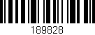 Código de barras (EAN, GTIN, SKU, ISBN): '189828'
