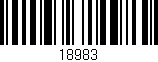 Código de barras (EAN, GTIN, SKU, ISBN): '18983'