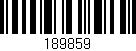 Código de barras (EAN, GTIN, SKU, ISBN): '189859'