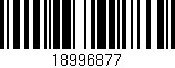Código de barras (EAN, GTIN, SKU, ISBN): '18996877'