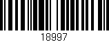 Código de barras (EAN, GTIN, SKU, ISBN): '18997'