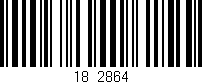 Código de barras (EAN, GTIN, SKU, ISBN): '18*2864'