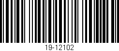 Código de barras (EAN, GTIN, SKU, ISBN): '19-12102'