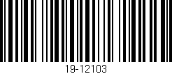 Código de barras (EAN, GTIN, SKU, ISBN): '19-12103'