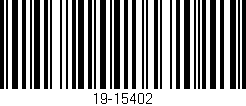 Código de barras (EAN, GTIN, SKU, ISBN): '19-15402'