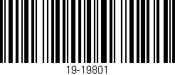 Código de barras (EAN, GTIN, SKU, ISBN): '19-19801'