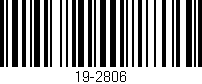 Código de barras (EAN, GTIN, SKU, ISBN): '19-2806'