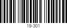 Código de barras (EAN, GTIN, SKU, ISBN): '19-301'