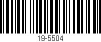 Código de barras (EAN, GTIN, SKU, ISBN): '19-5504'