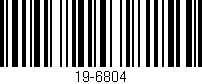 Código de barras (EAN, GTIN, SKU, ISBN): '19-6804'