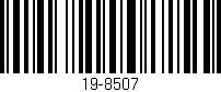 Código de barras (EAN, GTIN, SKU, ISBN): '19-8507'