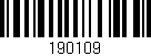Código de barras (EAN, GTIN, SKU, ISBN): '190109'