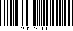Código de barras (EAN, GTIN, SKU, ISBN): '1901377000008'