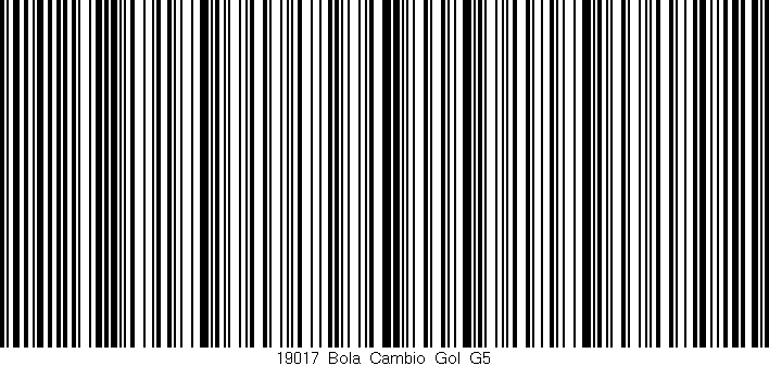 Código de barras (EAN, GTIN, SKU, ISBN): '19017_Bola_Cambio_Gol_G5'