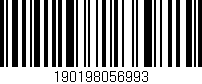Código de barras (EAN, GTIN, SKU, ISBN): '190198056993'
