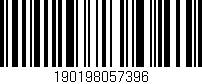 Código de barras (EAN, GTIN, SKU, ISBN): '190198057396'
