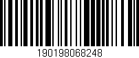 Código de barras (EAN, GTIN, SKU, ISBN): '190198068248'