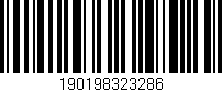 Código de barras (EAN, GTIN, SKU, ISBN): '190198323286'