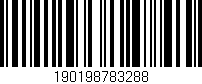 Código de barras (EAN, GTIN, SKU, ISBN): '190198783288'