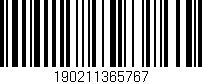 Código de barras (EAN, GTIN, SKU, ISBN): '190211365767'