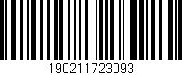 Código de barras (EAN, GTIN, SKU, ISBN): '190211723093'