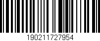 Código de barras (EAN, GTIN, SKU, ISBN): '190211727954'