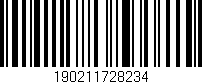 Código de barras (EAN, GTIN, SKU, ISBN): '190211728234'