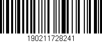 Código de barras (EAN, GTIN, SKU, ISBN): '190211728241'