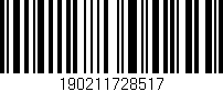 Código de barras (EAN, GTIN, SKU, ISBN): '190211728517'