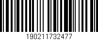 Código de barras (EAN, GTIN, SKU, ISBN): '190211732477'