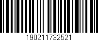 Código de barras (EAN, GTIN, SKU, ISBN): '190211732521'