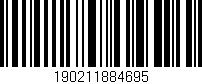 Código de barras (EAN, GTIN, SKU, ISBN): '190211884695'