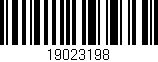 Código de barras (EAN, GTIN, SKU, ISBN): '19023198'