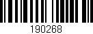 Código de barras (EAN, GTIN, SKU, ISBN): '190268'