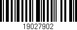 Código de barras (EAN, GTIN, SKU, ISBN): '19027902'