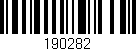 Código de barras (EAN, GTIN, SKU, ISBN): '190282'