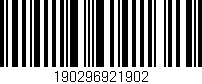 Código de barras (EAN, GTIN, SKU, ISBN): '190296921902'