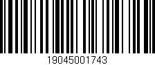 Código de barras (EAN, GTIN, SKU, ISBN): '19045001743'