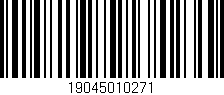Código de barras (EAN, GTIN, SKU, ISBN): '19045010271'