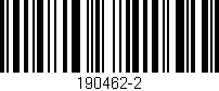 Código de barras (EAN, GTIN, SKU, ISBN): '190462-2'