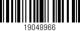 Código de barras (EAN, GTIN, SKU, ISBN): '19048966'